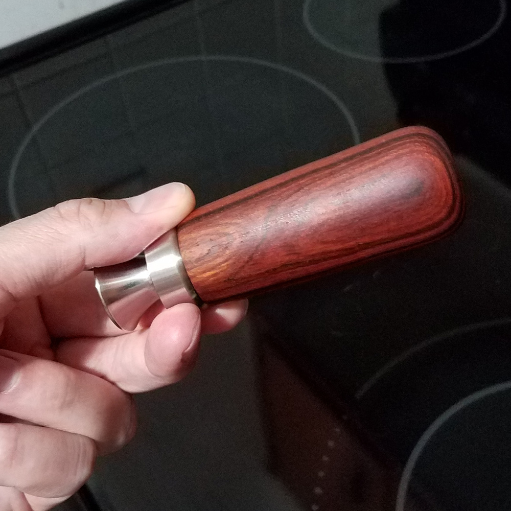 Handmade Bottle Opener - Pau Rosa/Stainless Steel